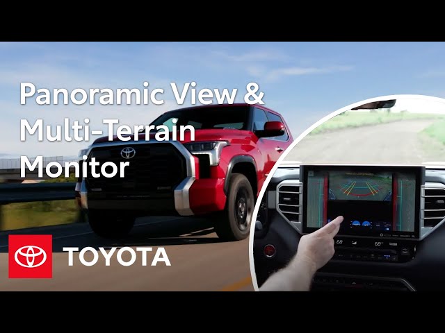How Panoramic View Monitor and Multi-Terrain Monitor Work | Toyota
