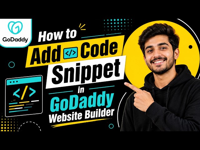 How to Add a Code Snippet in GoDaddy Website Builder
