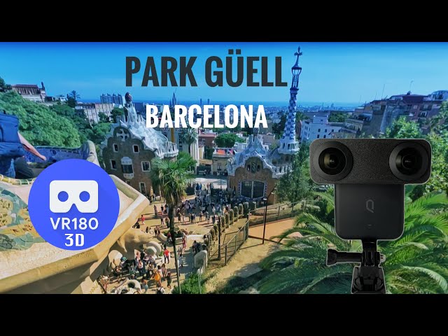 [8K][VR180 3D] Barcelona - Park Güell