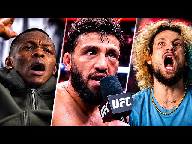 Wild reaction from Adesanya and UFC stars to the Tsarukyan vs. Ruffi fight