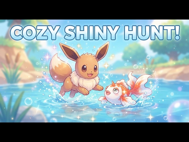Cozy Afternoon & Shiny Hunting for Goldeen in Let's Go Eevee! 🎣✨