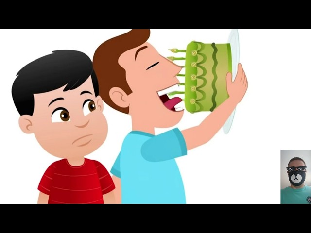 Dad ate Asparagus Cake and turned into Shrek Super Simple Songs effects by Puzzlogy
