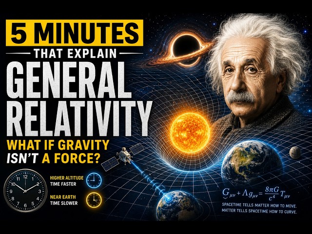 General Relativity: What If Gravity Isn't a Force? | 5 Minutes That Explain |