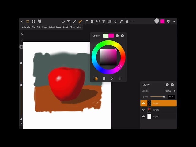 ArtStudio Pro - Wet paint brush