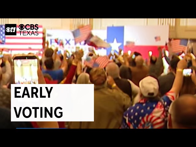 Dallas County breaks record for single-day early voting as more than 76,000 take to polls on day 1