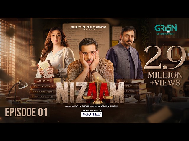 Nizaam Ep 01 (Subtitles) 16 Sep 26 | Presented by VGO Tel | Momina Iqbal - Nauman Ijaz - Usama Khan