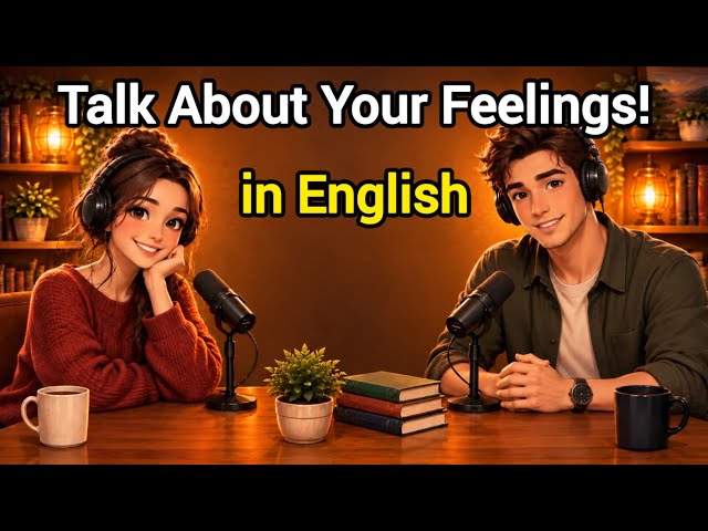 How to Talk About Your Feelings and Stress in English | English Conversation Practice