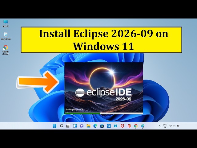 How to install Eclipse IDE 2026-09 on Windows 11 | Run Java Project on Eclipse