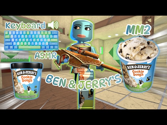 PLAYING MM2 AS BEN & JERRY'S ICECREAM *Keyboard ASMR* 🍨🍦