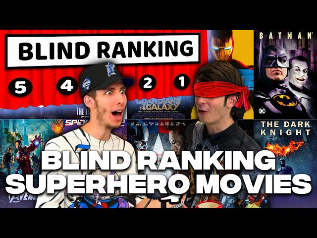 BLIND RANKING SUPERHERO MOVIES?! Movie & TV Blind Rankings! | The Escape Pod Podcast