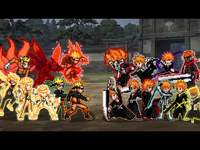 All Naruto Forms VS All Ichigo Forms
