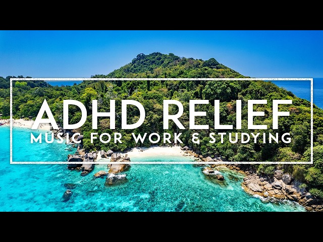 ADHD Music To Help Focus On Work - 4 Hours Of Study Music For Deep Concentration And Memory
