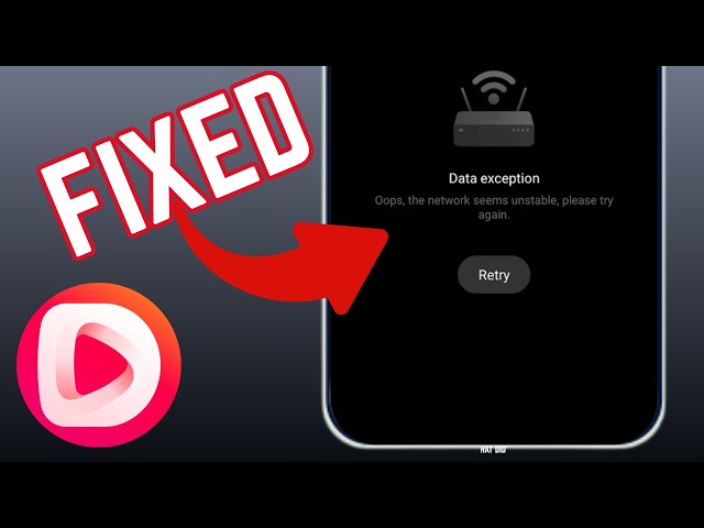 How To Fix Data Exception Oops, The Network Seems Unstable Error On DramaBox App