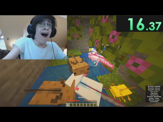 Minecraft Speedrun [00:57] (WORLD RECORD)