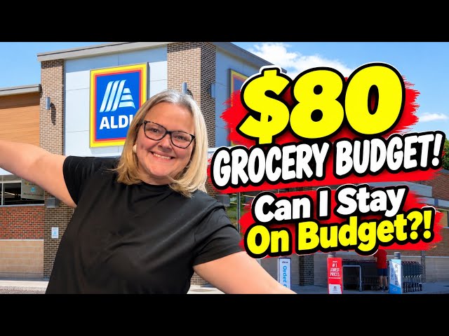 Aldi Grocery Shopping on a Budget! I Have $80 to Spend… Will I Bust My Budget?