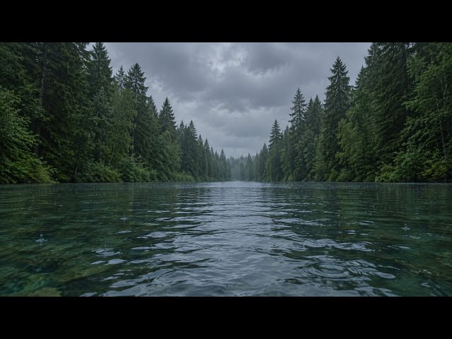 Float down a calm stream relaxation 