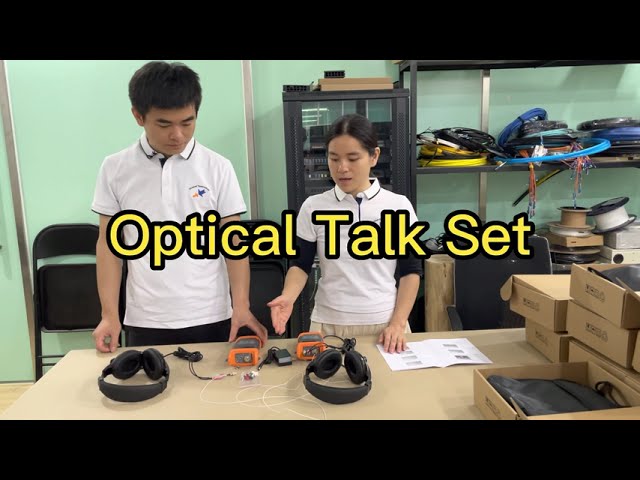 Full Duplex Communication Handheld Optical Fiber Talk Set tester for FTTH Network Cable Test