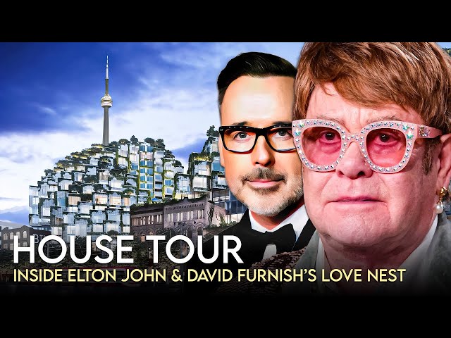 Elton John & David Furnish | House Tour | $5 Million Toronto Treehouse Condo & More