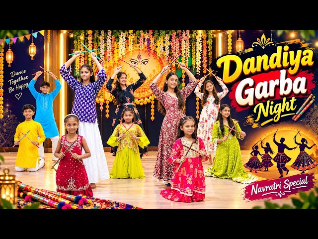 Dandiya Dance 2026 | Navratri Special Dandiya Group Performance | Choreography Mannat Dance Academy