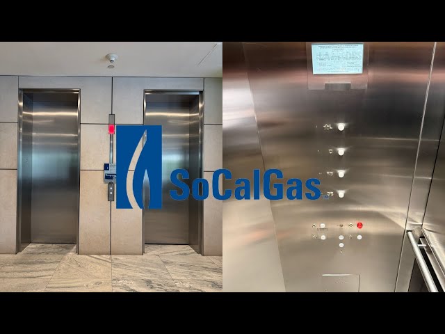 Rare Otis Vanity Traction Elevators @ The Gas Company Tower - Los Angeles, CA