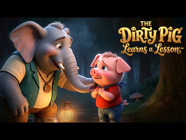 The Dirty Pig Learns a Lesson 🐷 | English Moral Stories | Bedtime Stories
