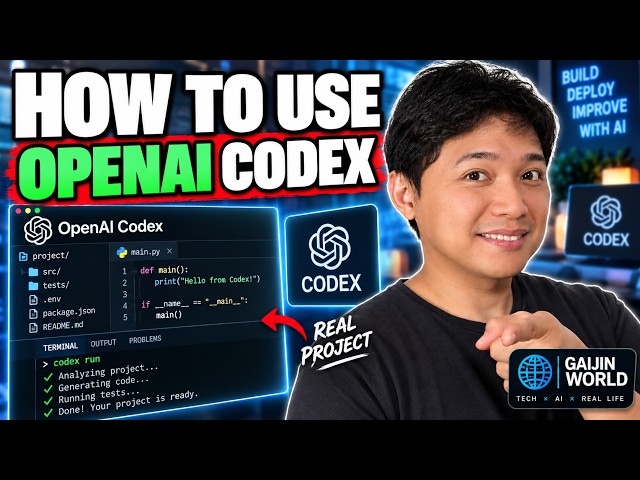 I USED OPENAI CODEX ON MY PRODUCTION APP — HERE’S WHAT HAPPENED OPENAI CODEX FULL TUTORIAL BUILD