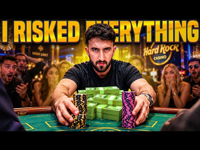 I RISKED $70,000 AT HARD ROCK… (CRAZIEST BLACKJACK SERIES OF MY LIFE)