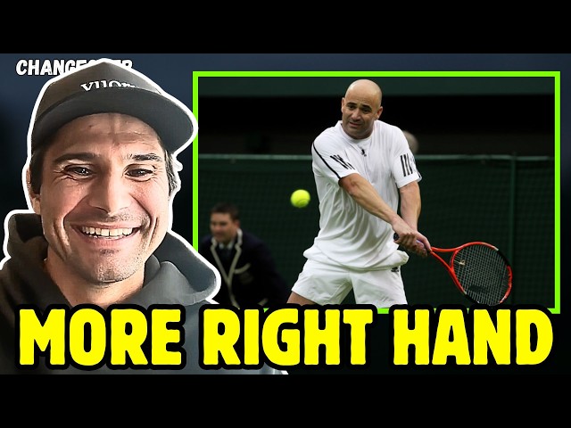 The Reason Your Backhand Has No Power (Agassi's Advice) | Marcos Giron