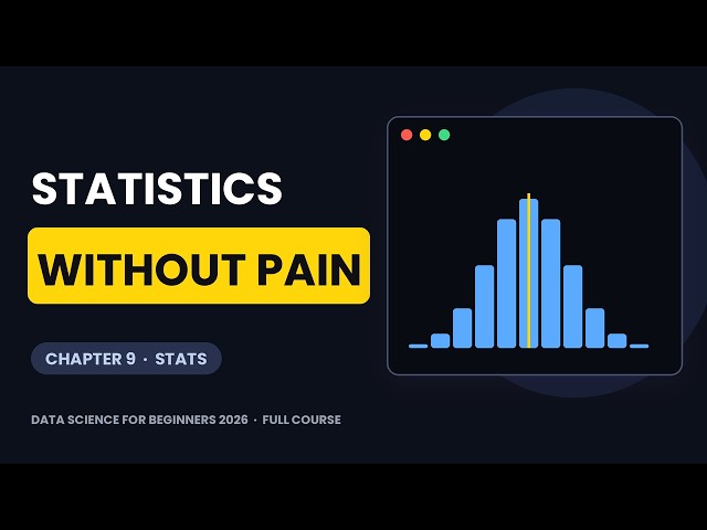 Statistics for Data Science: Mean, Median, Std Dev & Correlation | Data Science Course (9/18)