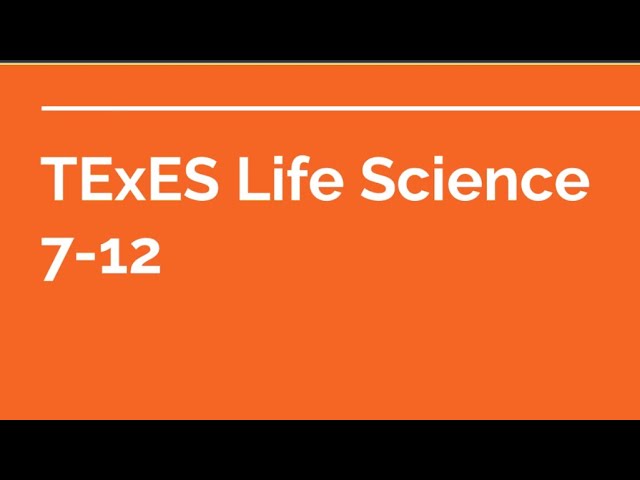 FREE TEXES  life science 7-12  test prep part1 (study guide)