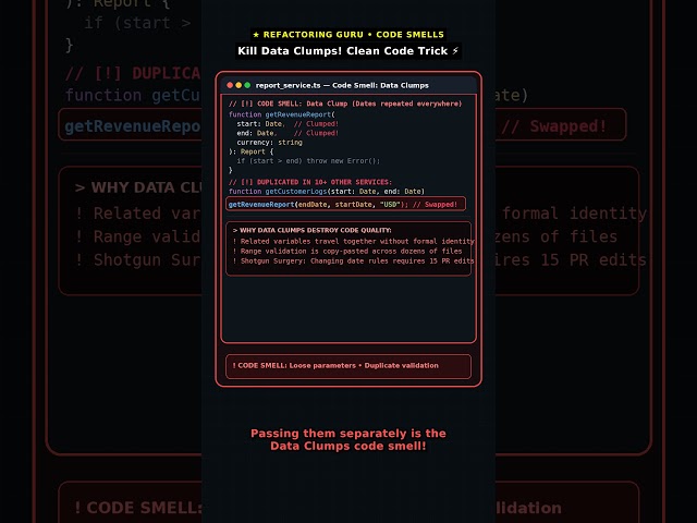 Stop Passing Related Variables Separately! ⚡ #shorts #coding