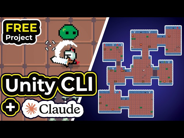 Unity CLI + Claude: Building a 2D Procedural Dungeon (FREE project)