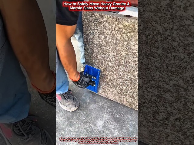 The Secret Tool for Lifting Heavy Stone Like a Pro! 🪨