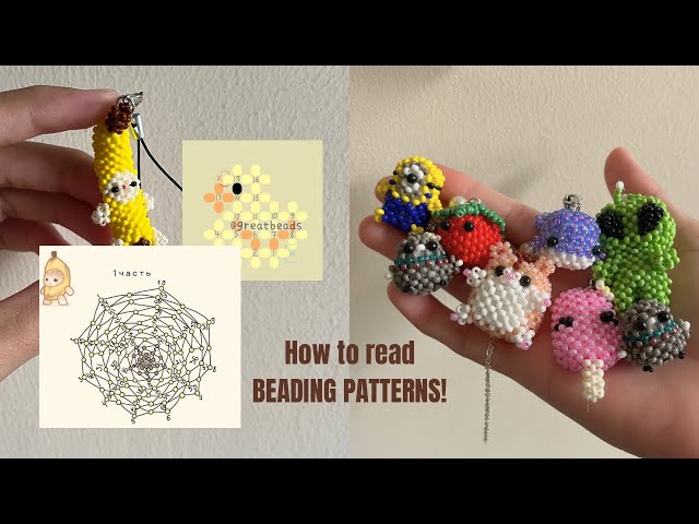 How to Read Beading Patterns for Beginners | Right Angle Weave (RAW) Tutorial