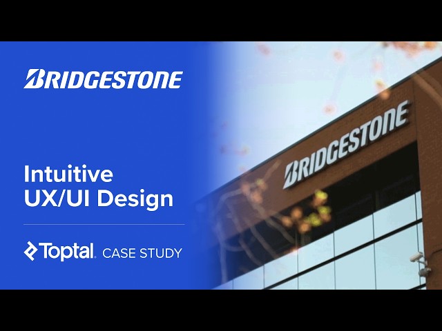 Bridgestone + Toptal: UX/UI Design for Tire Management