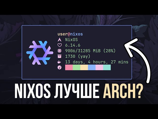 I switched from Arch to NixOS... and it's absolutely amazing!