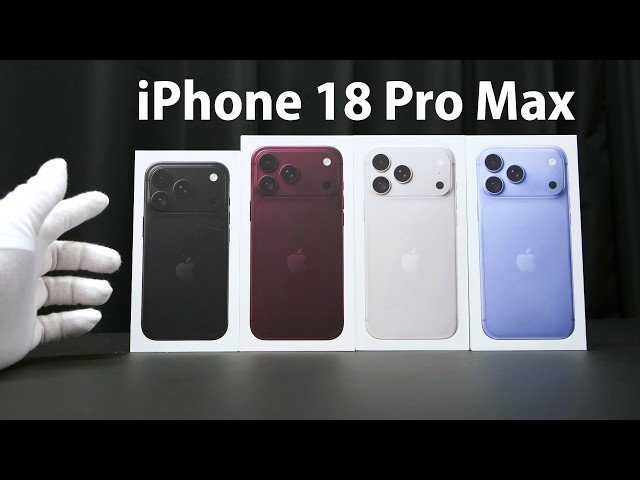 Apple iPhone 18 Pro Max Unboxing and Gaming Review