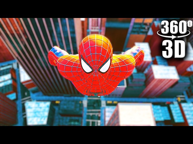 360º VR Spider Man: Free Fall Virtual Reality Experience