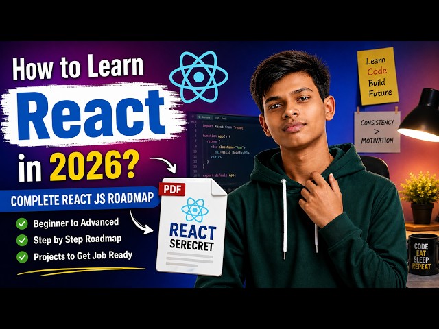 Don't Start Learning React Until You Watch This Roadmap