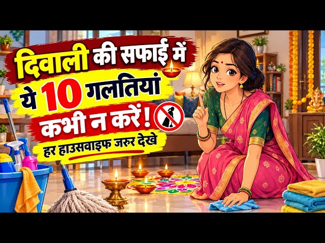 Never Make These 10 Mistakes During Diwali Cleaning💁‍♀️A Must-Watch for Every Housewife