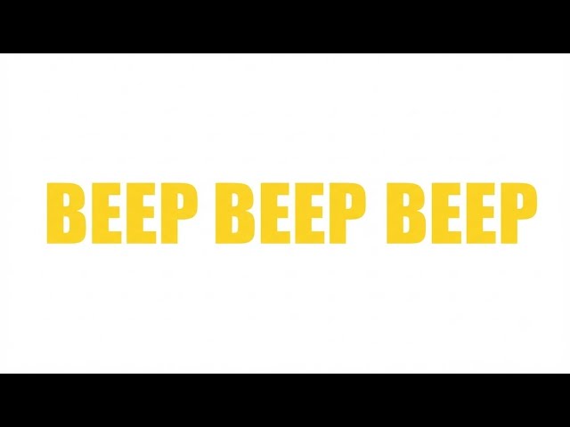 Beep Beep Beep Sound Effects & Drawing
