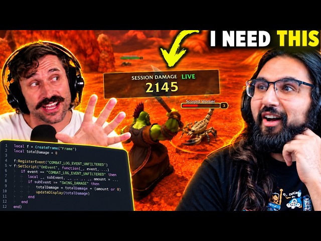 ThePrimeagen Showed Me How ANYONE Can Make WoW Forever Addons From SCRATCH