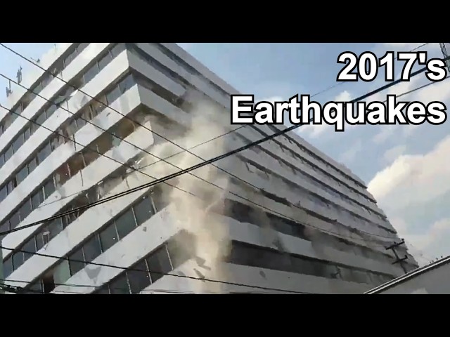Significant Earthquakes of the 2010s Decade (2017) Compilation