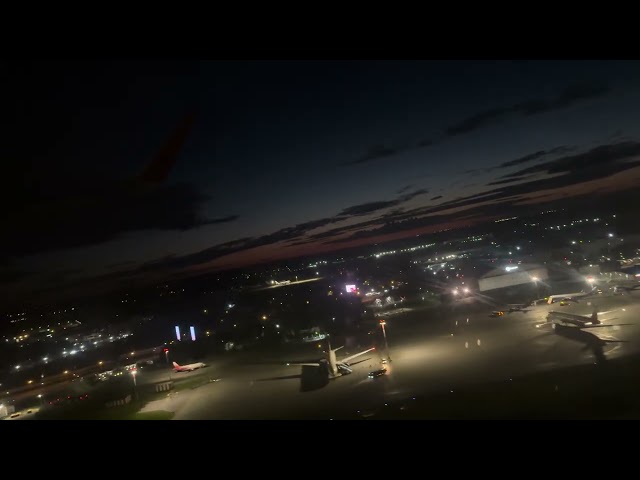 Midnight Takeoff from Moscow Sheremetyevo Airport