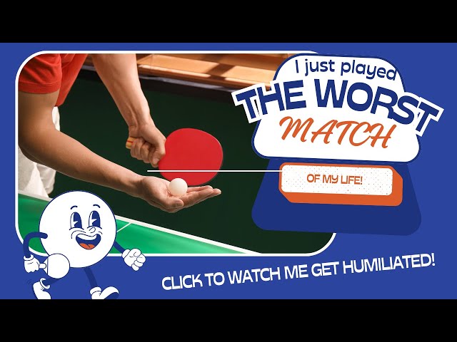 My Worst Table Tennis Match Ever in 4K 🏓 | BenSucksAtPingPong vs. Terry | Match #2