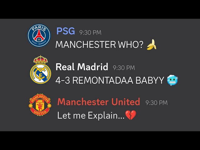 What If UCL Matchday 2 Was a Group Chat