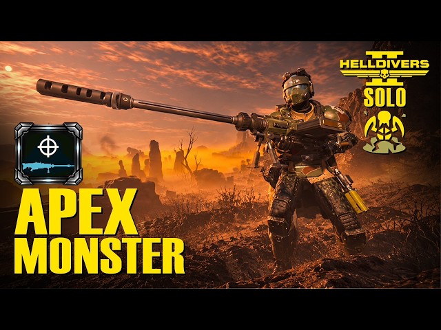 Helldivers 2 – The AMW-20 Apex Is an ABSOLUTE BEAST | Solo Deathless | Super Helldive