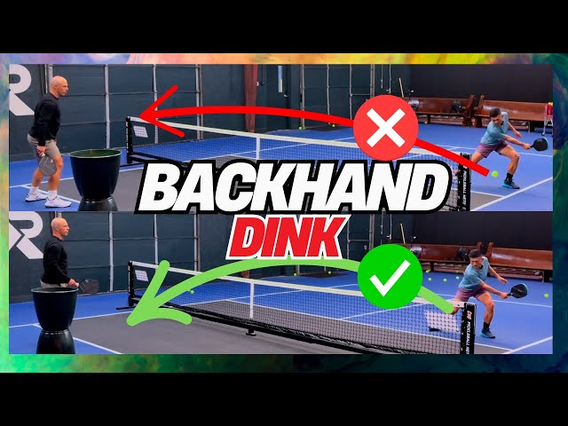 How I fixed my backhand dinks with 4 pro tips - you won't regret watching it
