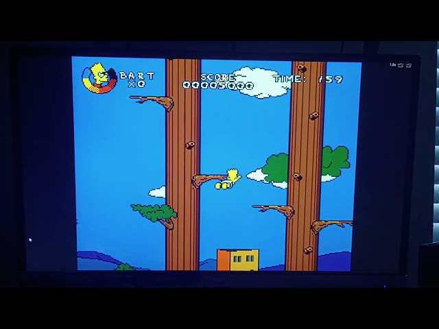 Virtual Bart ( Sega Genesis) - Gameplay - Metro Sonic 