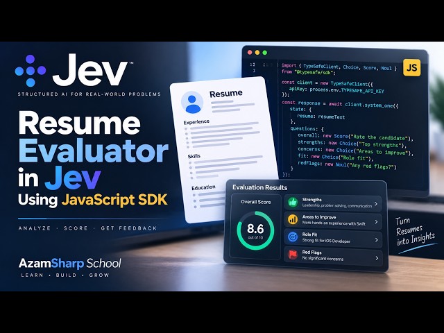 AI Resume Evaluator with JEV — Project Demo